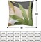 Green Leaves Spring Summer Throw Pillow Covers Geometric Palm Tree Pillow Covers 18x18 Set of 2 Modern Home Decor Room Tropical Outdoor Decorative Pillowcase for Sofa Bed Couch